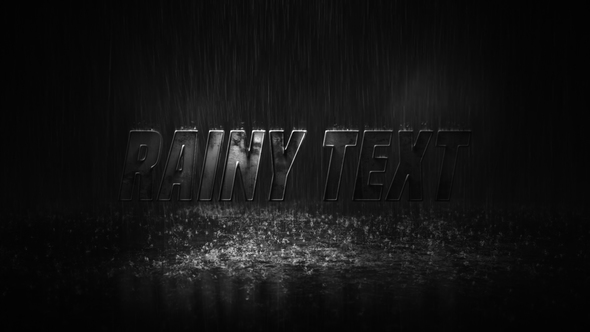 Rainy Titles Mogrt