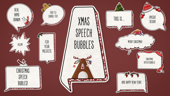 Christmas Holiday Speech - VideoHive 23020124