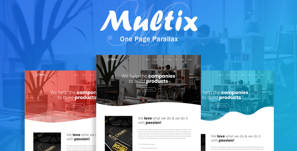 Wonderful Multix - One Page Parallax