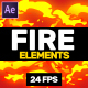 Fire Elements // After Effects - VideoHive Item for Sale