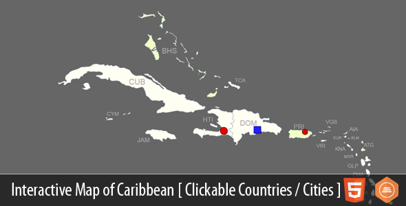 Interactive Map of Caribbean