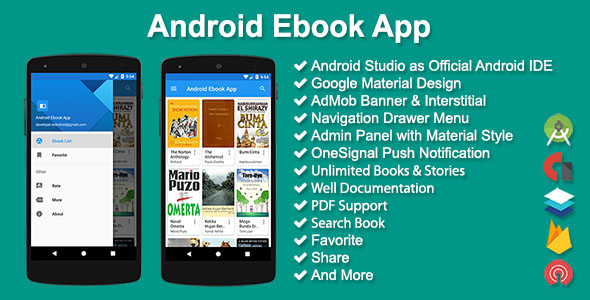 Android Ebook App - CodeCanyon Item for Sale