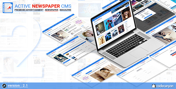 Active Newspaper CMS - CodeCanyon Item for Sale