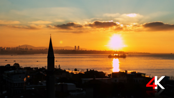 Sunrise Over The Bosphorus 4K