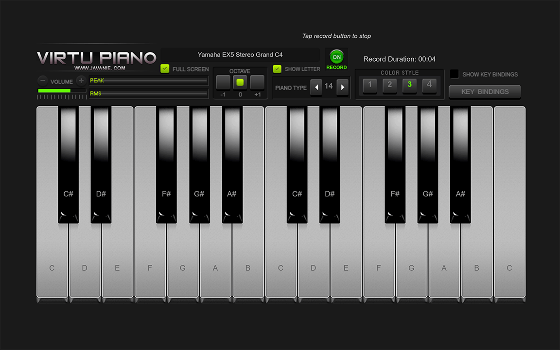 Virtu Piano Html5 Virtual Piano By Javanie Codecanyon