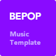 Bepop - Non-stop Music Template - ThemeForest Item for Sale
