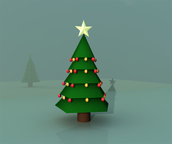 Christmas Tree 3D - 3Docean 23033914