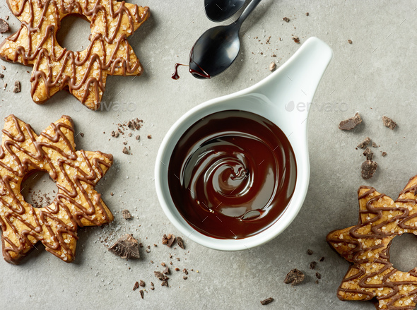 Bowl Of Melted Chocolate Stock Photo By Magone Photodune