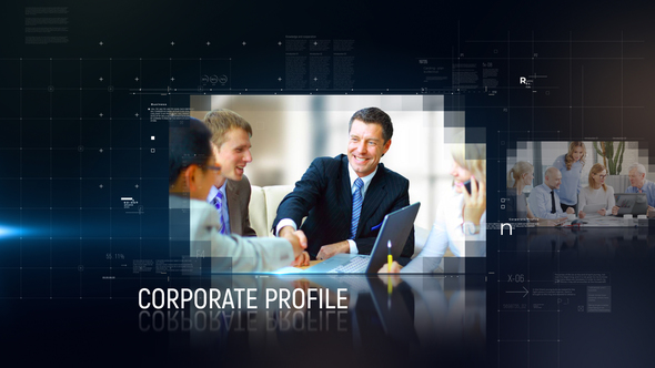 Clean Corporate Profile - VideoHive 23035570
