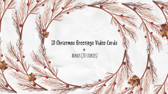 Christmas Greeting Video Cards
