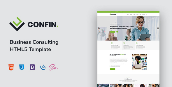 Exceptional Confin - Consulting Finance Business Template