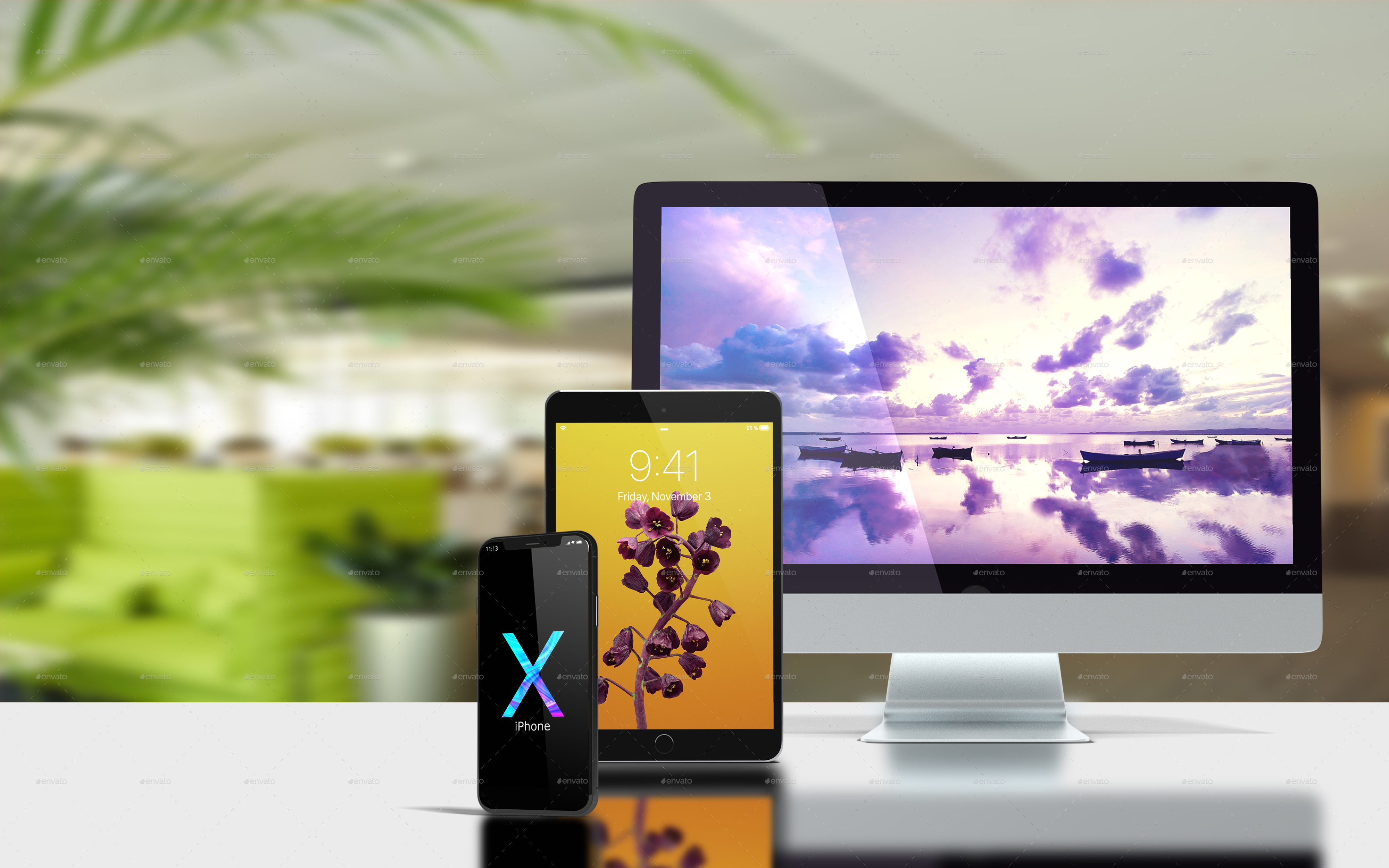 Download Multi Devices Responsive Website Mockup by GraphicMonday ...