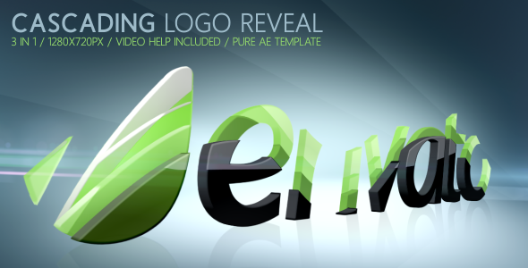 Cascading Logo Reveal - VideoHive 2229708