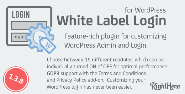 White Label Login for WordPress - CodeCanyon Item for Sale
