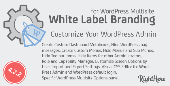 White Label Branding for WordPress Multisite - CodeCanyon Item for Sale