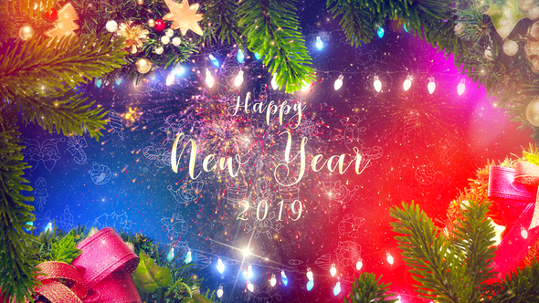 New Year Wishes After Effects Full HD Video Template
