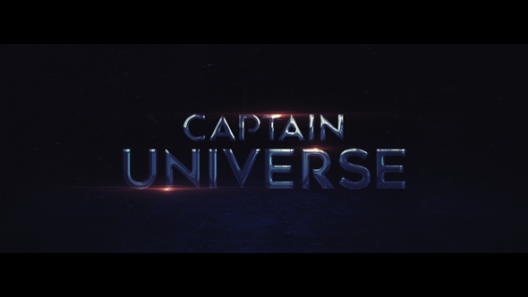 Captain Universe Titles - VideoHive 23043967