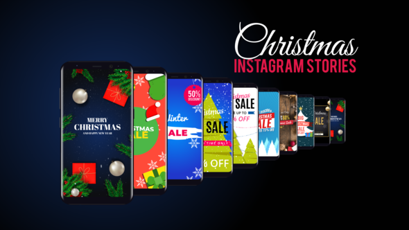 Christmas Instagram Stories - VideoHive 23044615