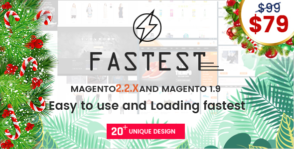 Fastest - Magento 2 themes & Magento 1. Multipurpose Responsive Theme (20 Home) Shopping,Fashion