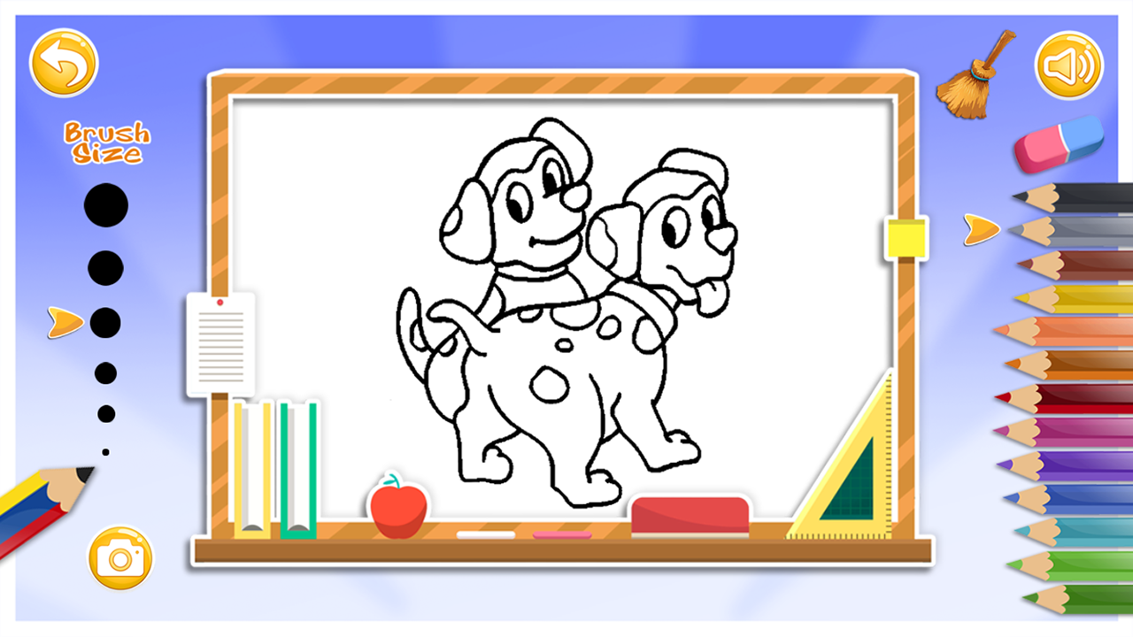 Cartoon Coloring Book - HTML5 Game for Kids - Construct 2 source-code ...