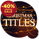 Christmas Titles Christmas Titles - VideoHive Item for Sale