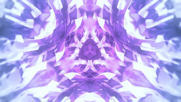 VJ Purple Crystal Abstraction