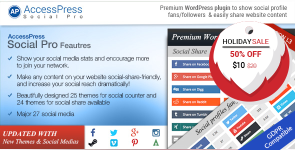 AccessPress Social Pro - CodeCanyon Item for Sale