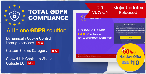 Total GDPR Compliance - WordPress Plugin for GDPR Compatibility - CodeCanyon Item for Sale