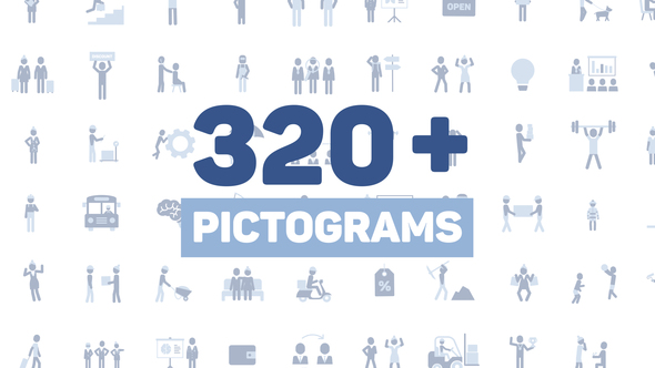 Pictogram Icons - VideoHive 23047731