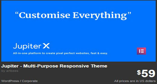 Jupiter - Multi-Purpose Responsive Theme