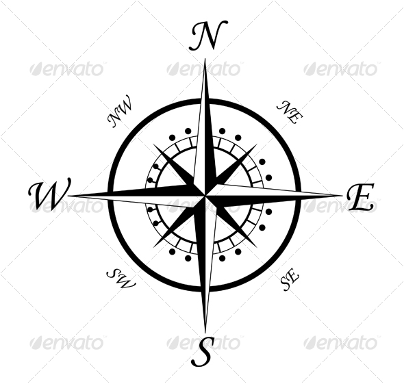 Compass symbol 3 - Decorative Vectors