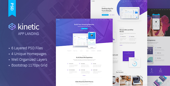 Kinetic - App - ThemeForest 23044608