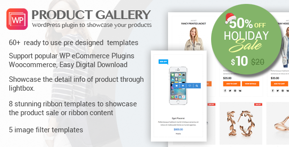 WP Product Gallery - Responsive Products Showcase Listing for WordPress - CodeCanyon Item for Sale