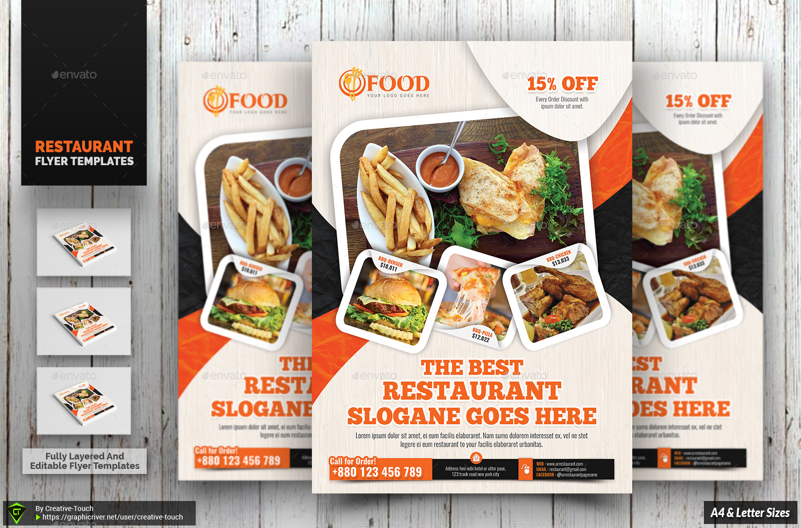 Restaurant Advertising Bundle Vol.4, Print Templates | GraphicRiver