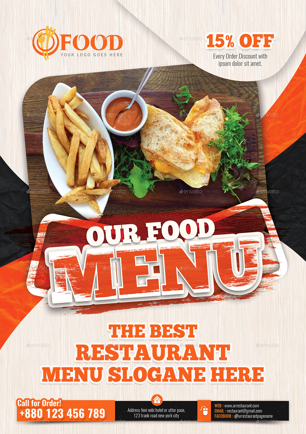 Restaurant Menu, Print Templates GraphicRiver