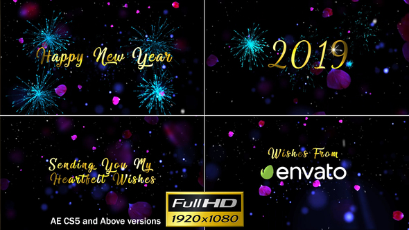 New Year Wish - VideoHive 23065602