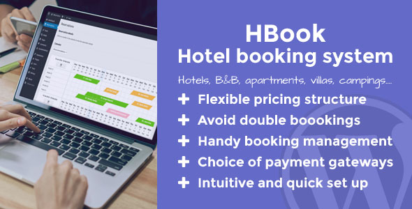 HBook - Hotel booking system - WordPress Plugin by Maestrel