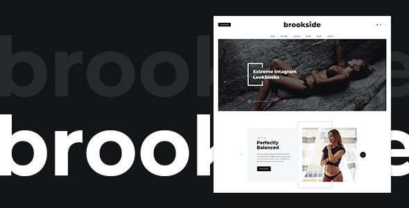 Brookside - Blog PSD Template