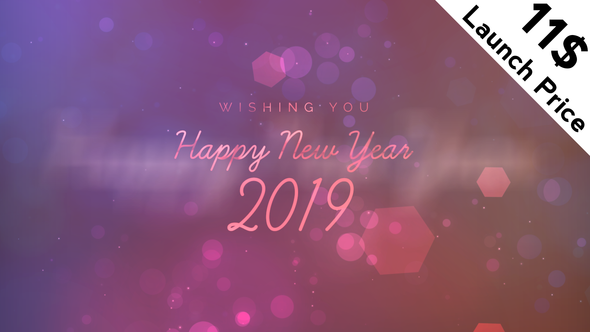 New Year Wishes After Effects Full HD Video 