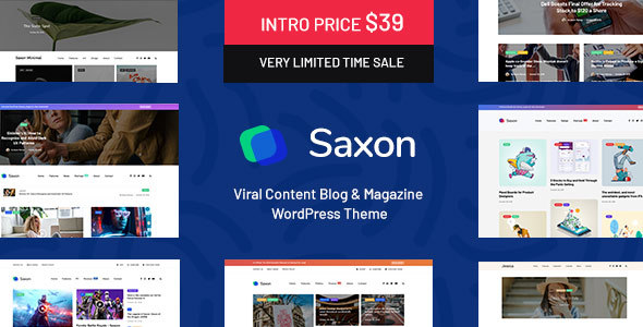 Saxon - Viral Content Blog &Amp; Magazine Wordpress Theme