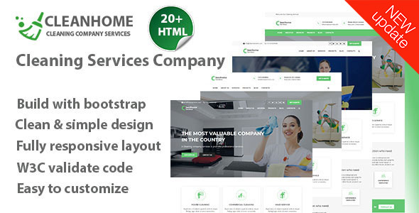 Cleanhome Cleaning Services Html Template By Rocks Theme Themeforest