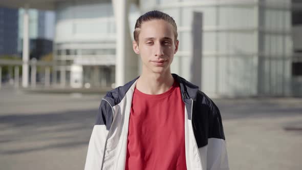 Headshot Portrait of Young Man