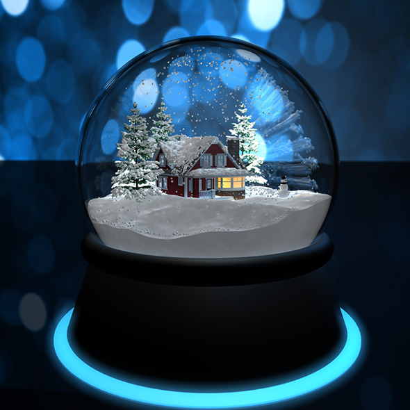Christmas Snow Globe - 3Docean 23071297