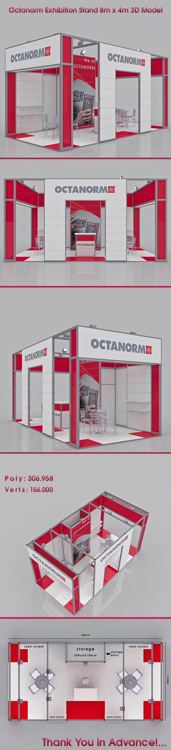 Octanorm Exhibition Stand - 3Docean 23071607