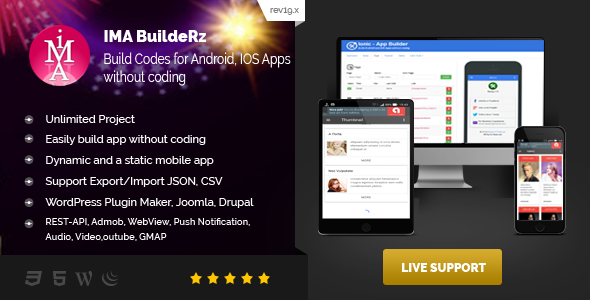 Ionic Mobile App Builder - CodeCanyon Item for Sale