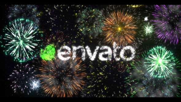 Fireworks/Celebrating Logo