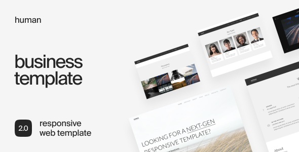 Human - Responsive - ThemeForest 8373617