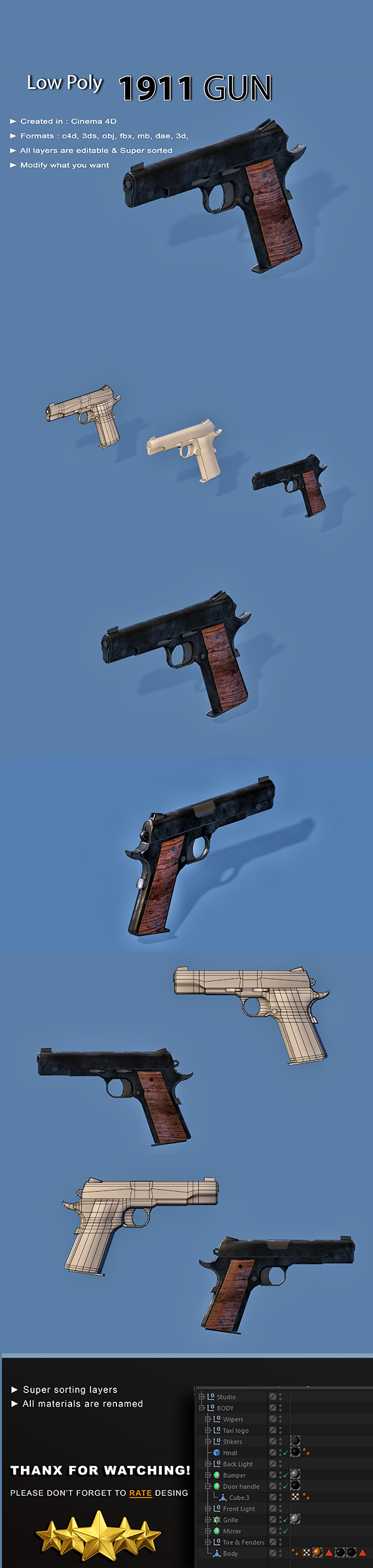 pistol - 3Docean 23077815