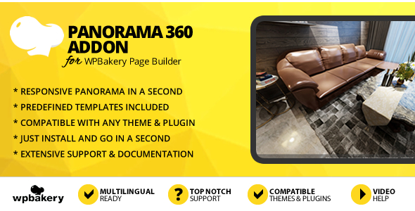 Panorama 360 Addon - CodeCanyon 21050124
