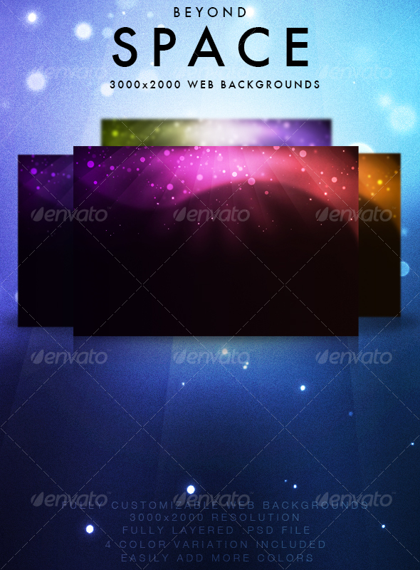 Beyond Space Backgrounds - Backgrounds Graphics